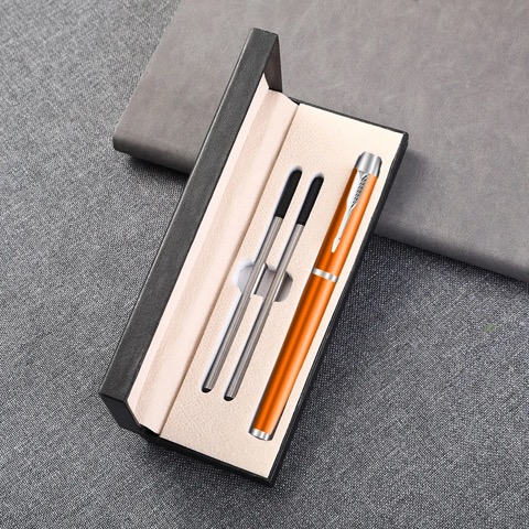 metal pen +2Pcs refill gift box (MOQ 50 sets)